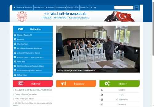 TRABZON / ORTAHİSAR - Karakaya Ortaokulu