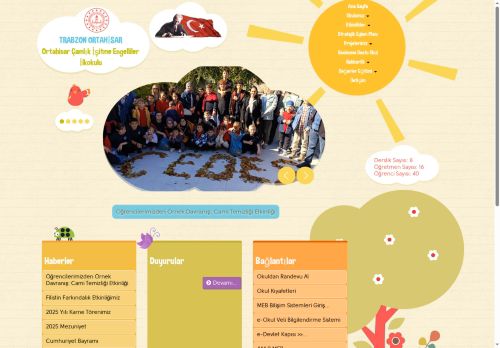 TRABZON / ORTAHİSAR - Ortahisar Çamlık İşitme Engelliler İlkokulu