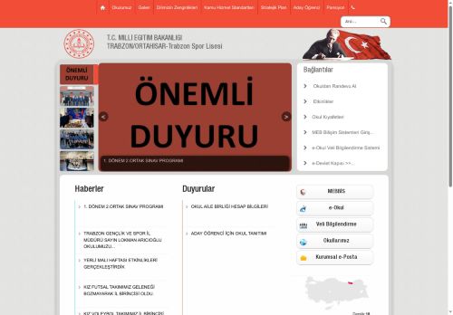 TRABZON / ORTAHİSAR - Trabzon Spor Lisesi