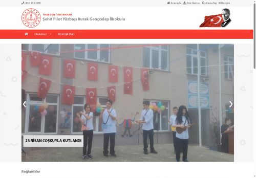 TRABZON / ORTAHİSAR - Şehit Pilot Yüzbaşı Burak Gençcelep İlkokulu