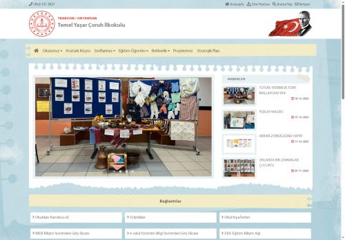 TRABZON / ORTAHİSAR - Temel Yaşar Çoruh İlkokulu