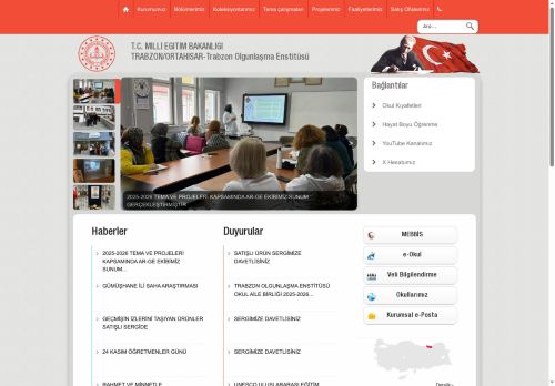 TRABZON / ORTAHİSAR - Trabzon Olgunlaşma Enstitüsü