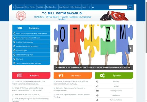 TRABZON / ORTAHİSAR - Trabzon Rehberlik ve Araştırma Merkezi