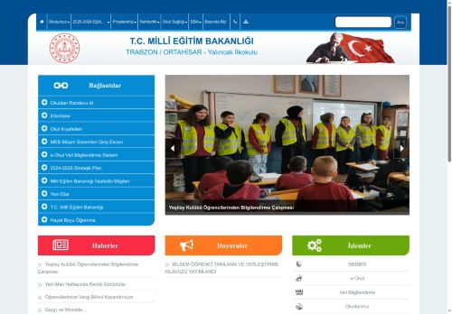 TRABZON / ORTAHİSAR - Yalıncak İlkokulu