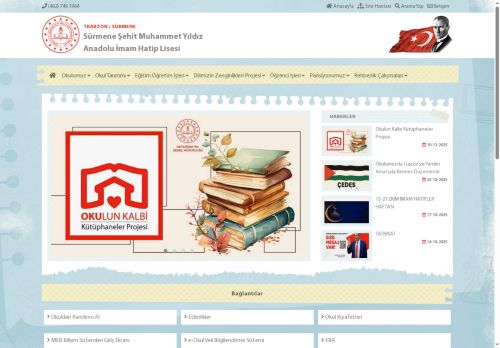 TRABZON / SÜRMENE - Sürmene Şehit Muhammet Yıldız Anadolu İmam Hatip Lisesi