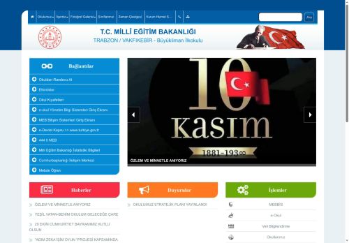 TRABZON / VAKFIKEBİR - Büyükliman İlkokulu