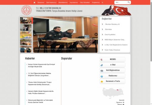 TRABZON / TONYA - Tonya Anadolu İmam Hatip Lisesi
