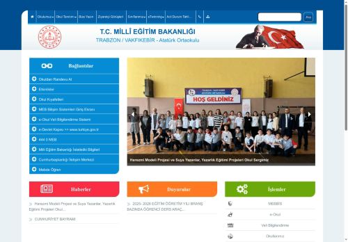 TRABZON / VAKFIKEBİR - Atatürk Ortaokulu