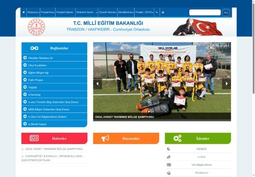 TRABZON / VAKFIKEBİR - Cumhuriyet Ortaokulu