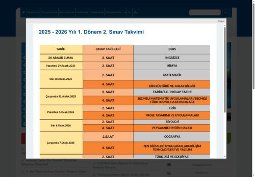 TRABZON / VAKFIKEBİR - Vakfıkebir Fen Lisesi