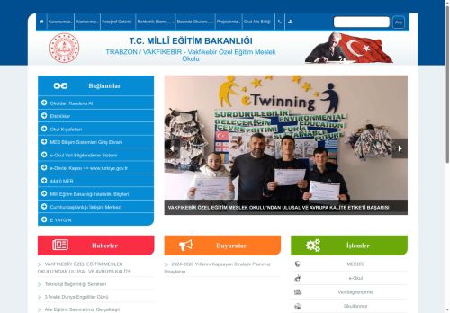 TRABZON / VAKFIKEBİR - Vakfıkebir Özel Eğitim Meslek Okulu