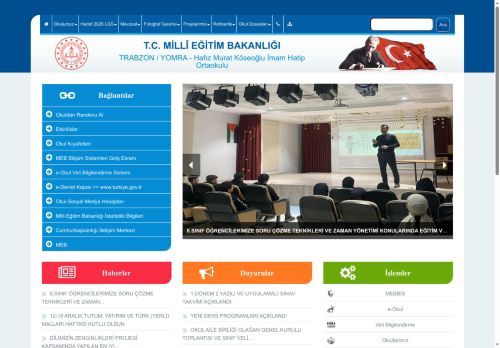 TRABZON / YOMRA - Hafız Murat Köseoğlu İmam Hatip Ortaokulu