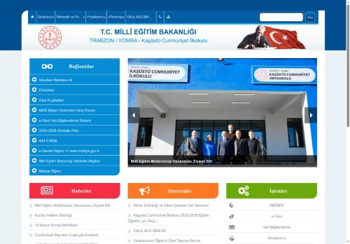 TRABZON / YOMRA - Kaşüstü Cumhuriyet İlkokulu