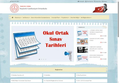 TRABZON / YOMRA - Kaşüstü Cumhuriyet Ortaokulu