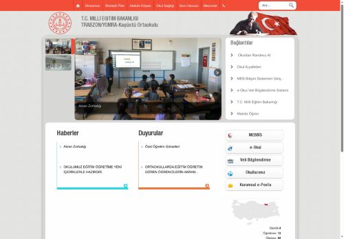 TRABZON / YOMRA - Kaşüstü Ortaokulu