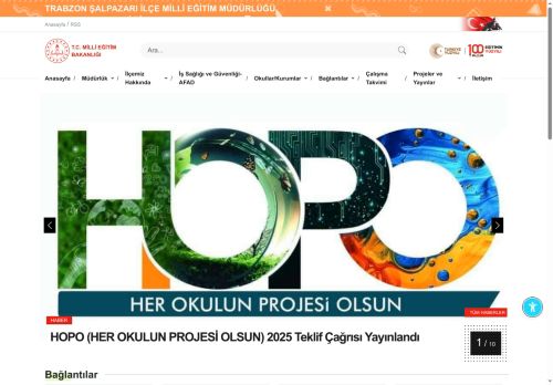 MEB TRABZON - ŞALPAZARI İLÇE MİLLÎ EĞİTİM MÜDÜRLÜĞÜ