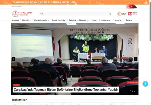 MEB TRABZON - ÇARŞIBAŞI İLÇE MİLLÎ EĞİTİM MÜDÜRLÜĞÜ