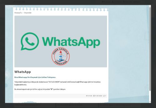 ZONGULDAK / MERKEZ - Fener İlkokulu