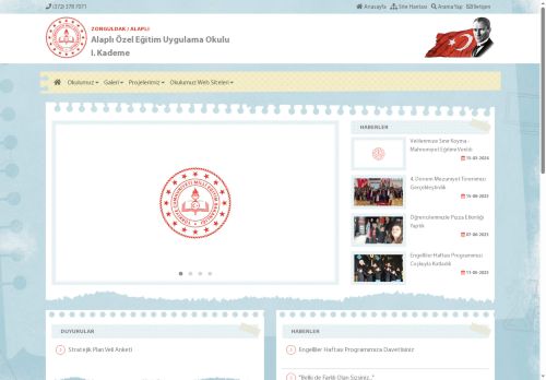 ZONGULDAK / ALAPLI - Alaplı Özel Eğitim Uygulama Okulu I. Kademe