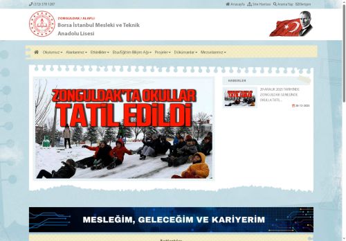 ZONGULDAK / ALAPLI - Borsa İstanbul Mesleki ve Teknik Anadolu Lisesi