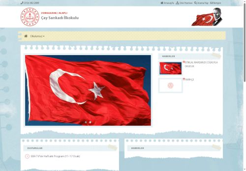 ZONGULDAK / ALAPLI - Çay Sarıkadı İlkokulu