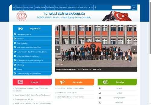 ZONGULDAK / ALAPLI - Şehit Recep Turan Ortaokulu