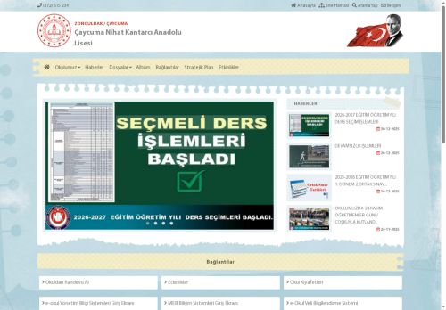 ZONGULDAK / ÇAYCUMA - Çaycuma Nihat Kantarcı Anadolu Lisesi