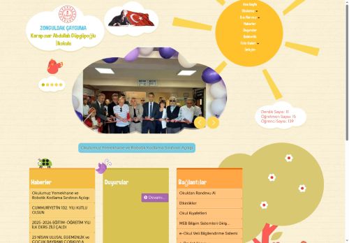 ZONGULDAK / ÇAYCUMA - Karapınar Abdullah Güpgüpoğlu İlkokulu