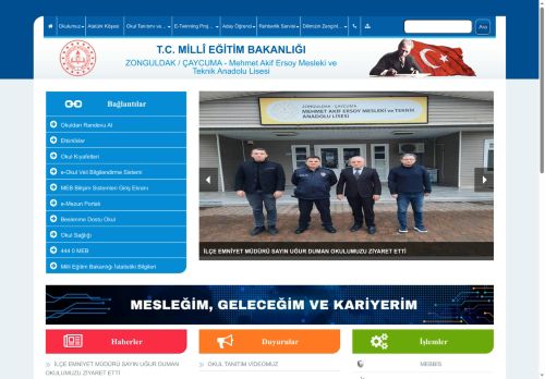 ZONGULDAK / ÇAYCUMA - Mehmet Akif Ersoy Mesleki ve Teknik Anadolu Lisesi