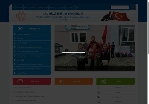 ZONGULDAK / ÇAYCUMA - Şehit Astsubay Salim Uçar İlkokulu