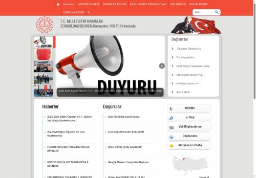 ZONGULDAK / DEVREK - Karşıyaka 100.Yıl Ortaokulu