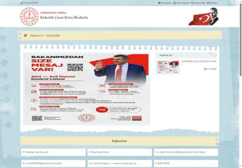 ZONGULDAK / EREĞLİ - Bakırlık Çınar Boru İlkokulu