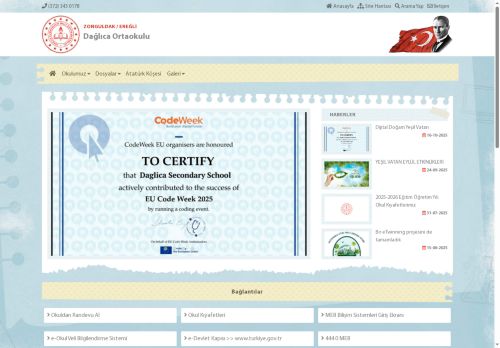 ZONGULDAK / EREĞLİ - Dağlıca Ortaokulu