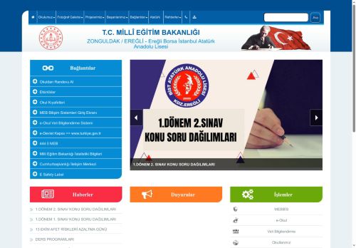 ZONGULDAK / EREĞLİ - Ereğli Borsa İstanbul Atatürk Anadolu Lisesi