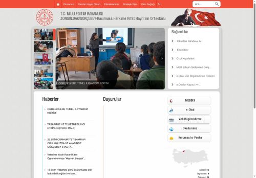 ZONGULDAK / GÖKÇEBEY - Hacımusa Herkime Rıfat Hayri Sin Ortaokulu