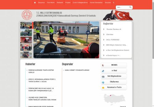 ZONGULDAK / GÖKÇEBEY - Bakacakkadı Durmuş Demirel Ortaokulu
