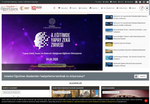 Ana Sayfa - İstanbul Öğretmen Akademileri