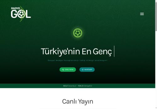 Radyo GOL - Ana Sayfa