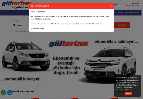 Hatay Havalimanı Araç Kiralama | Gül Turizm A.Ş.