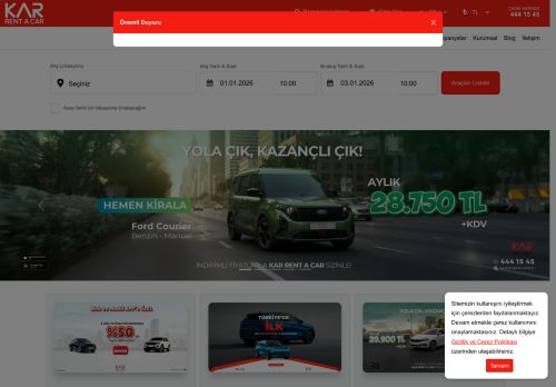 Kar Rent A Car - İstanbul Araç Kiralama - Oto Kiralama