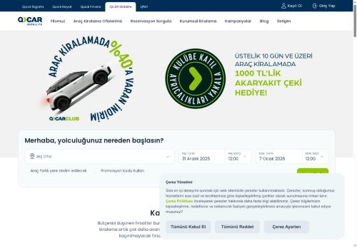 QCAR Mobilite - Ana Sayfa