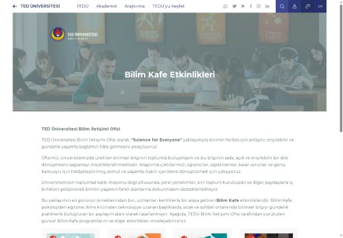 Bilim Kafe Etkinlikleri | Bilim İletişimi
