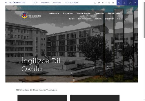 İngilizce Dil Okulu | TED Üniversitesi