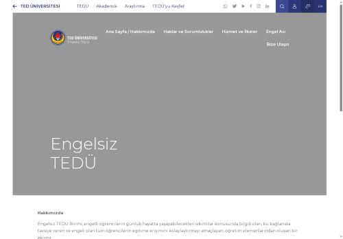 Engelsiz TEDÜ | TED Üniversitesi