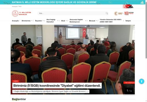 MEB BATMAN İL MİLLİ EĞİTİM MÜDÜRLÜĞÜ İŞYERİ SAĞLIK VE GÜVENLİK BİRİMİ