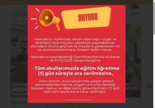 İskenderun İlçe Milli Eğitim Müdürlüğü | E-Sınav Eğitimi