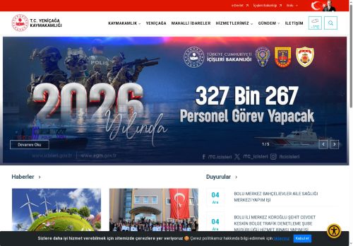 T.C YENİÇAĞA KAYMAKAMLIĞI