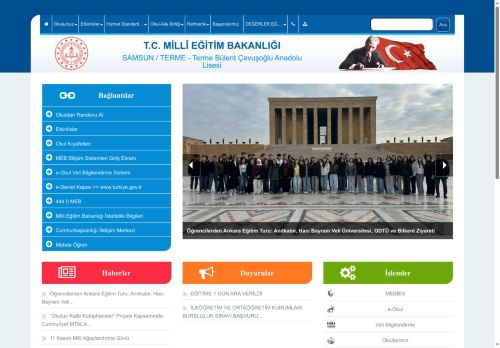 DEĞERLER EĞİTİMİ "ÇEDES" PROJESİ NEDİR? - Terme Bülent Çavuşoğlu Anadolu Lisesi