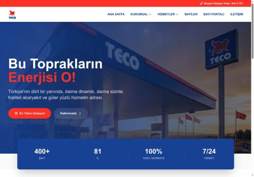 Ana Sayfa | Teco - Bu Toprakların Enerjisi