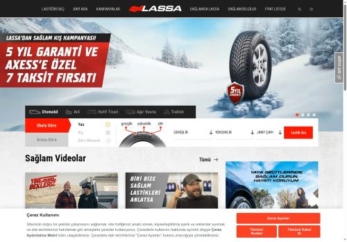 Lassa | Binek, Hafif Ticari ve Ağır Vasıta Lastikleri